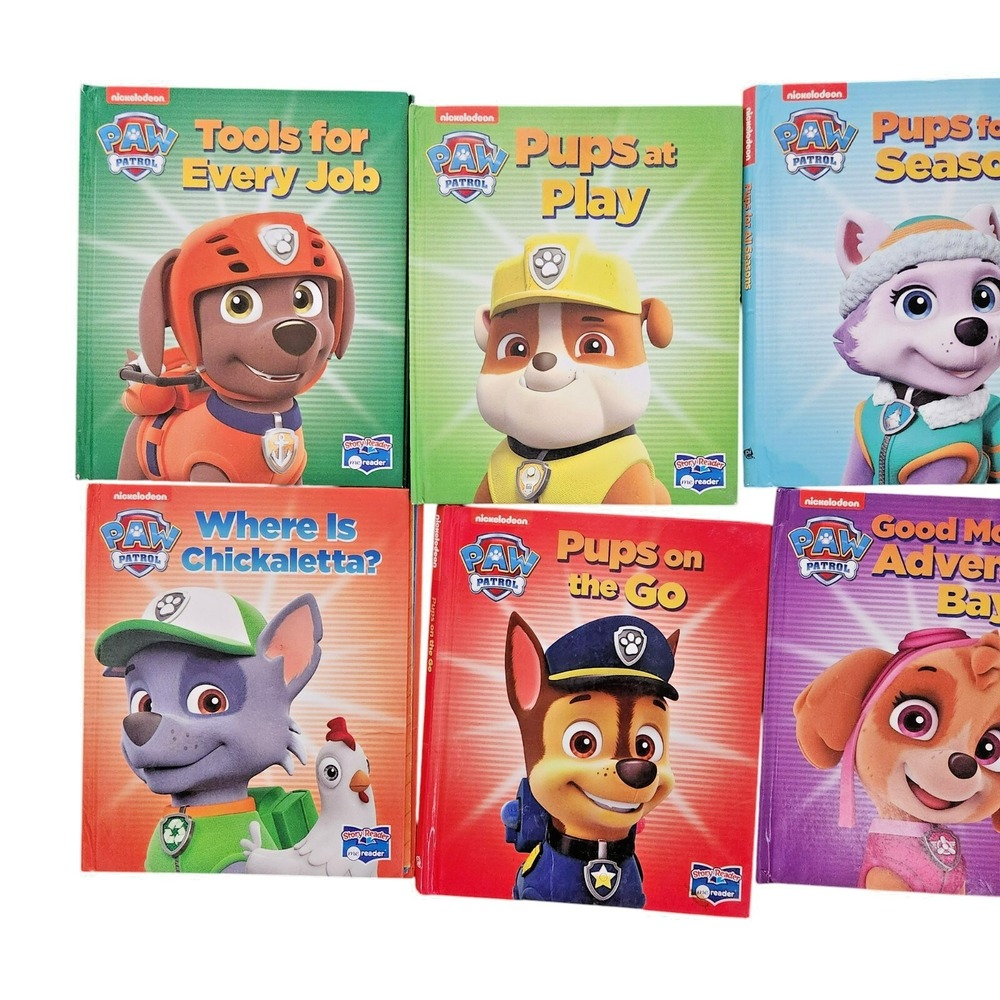Paw Patrol Me Reader Electronic Reader and 7 Book Library Set Nickelodeon - Picture 2 of 5